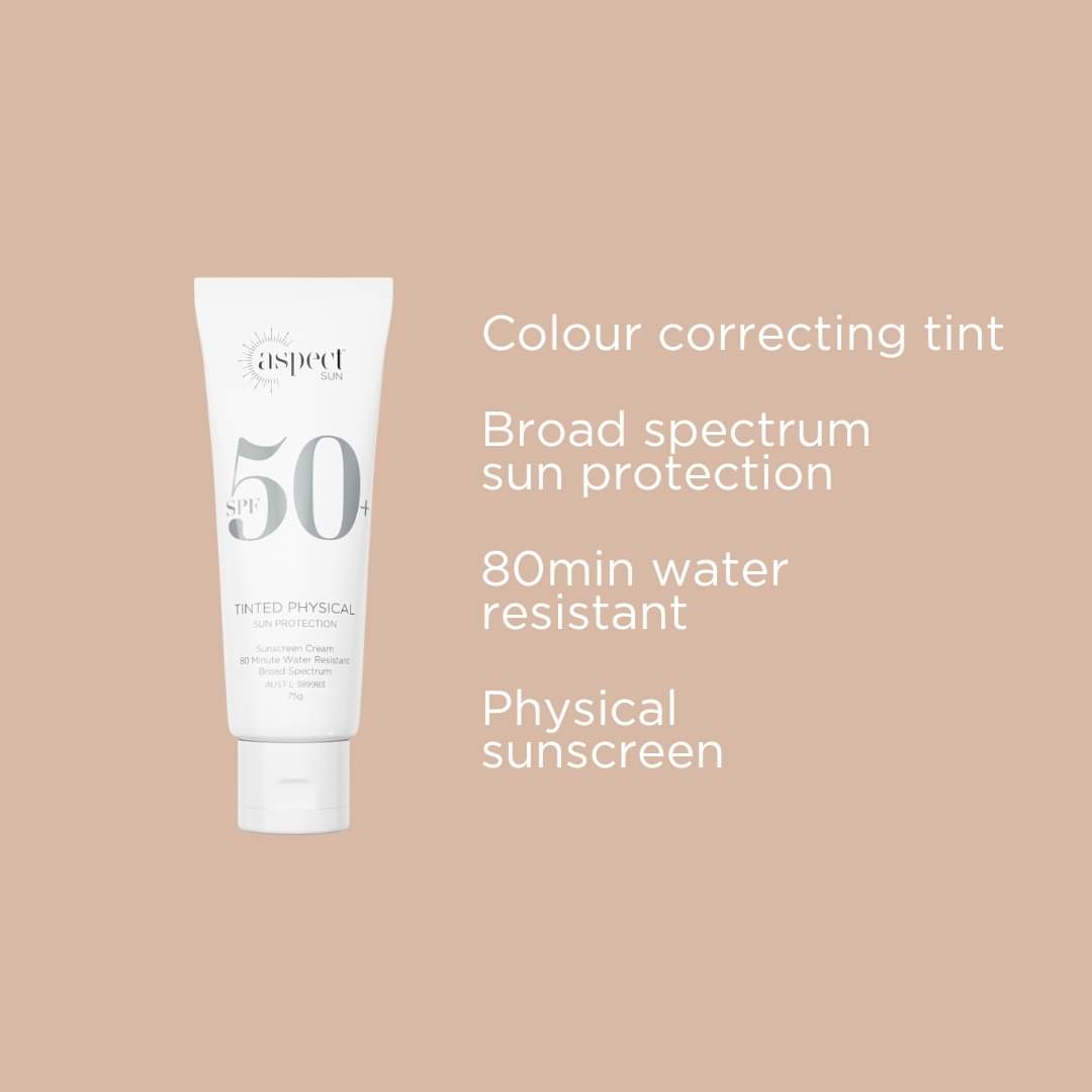 Aspect Physical Sunscreen Tinted SPF50 - Exquisite Laser Clinic 