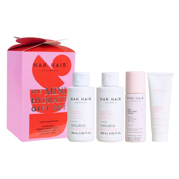 NAK Mini Quad Hydrate Gift Set (Includes 4 Hydrating NAK Products) - Exquisite Laser Clinic 