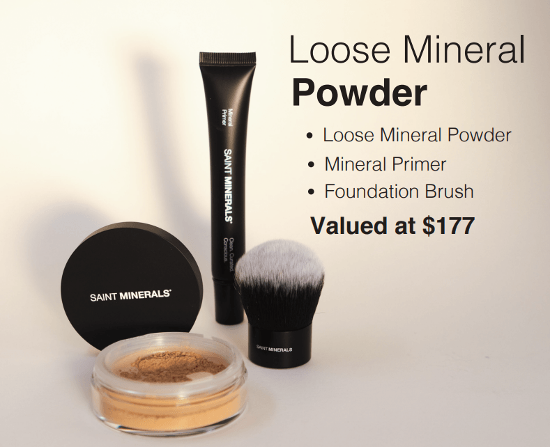 Saint Minerals LOOSE FOUNDATION Starter Pack - Exquisite Laser Clinic
