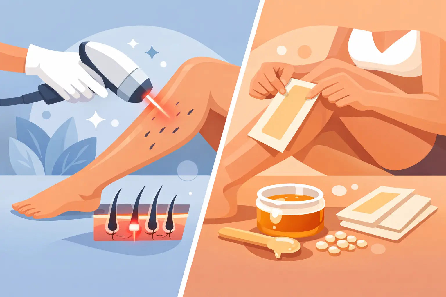 Laser Hair Removal vs Waxing