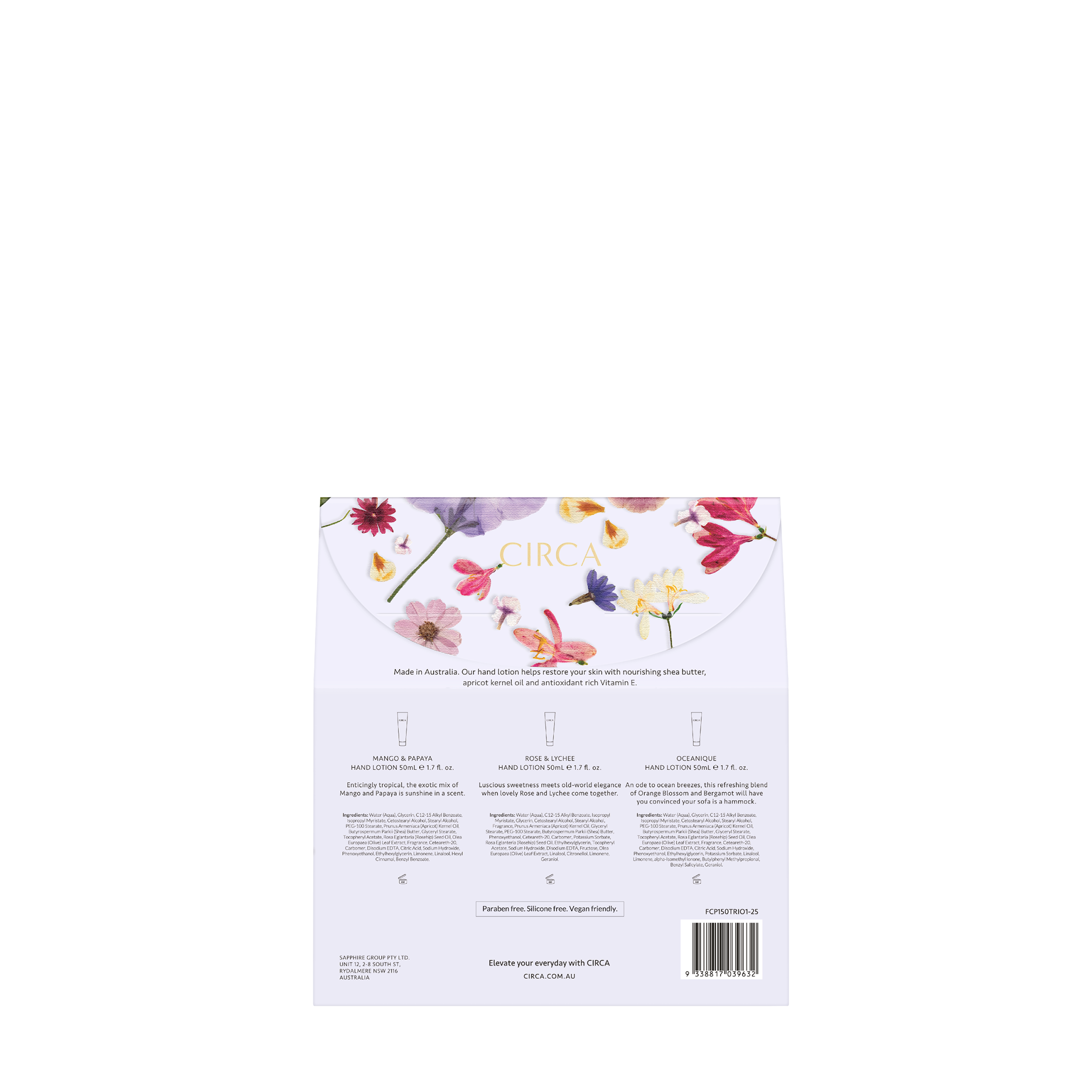 Circa Hand Cream Trio Set **Limited Edition***