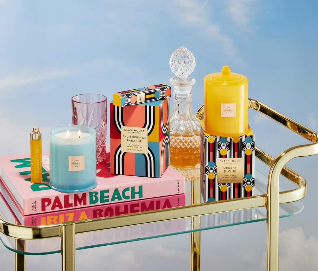 Glasshouse Candle Palm Springs Panache (Summer Collection Limited Edition 2024) - Exquisite Laser Clinic 