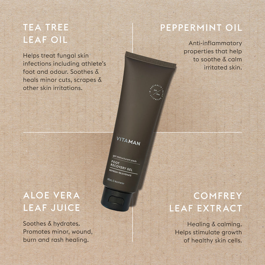 VITAMAN Foot Recovery Gel 100ml - Exquisite Laser Clinic 