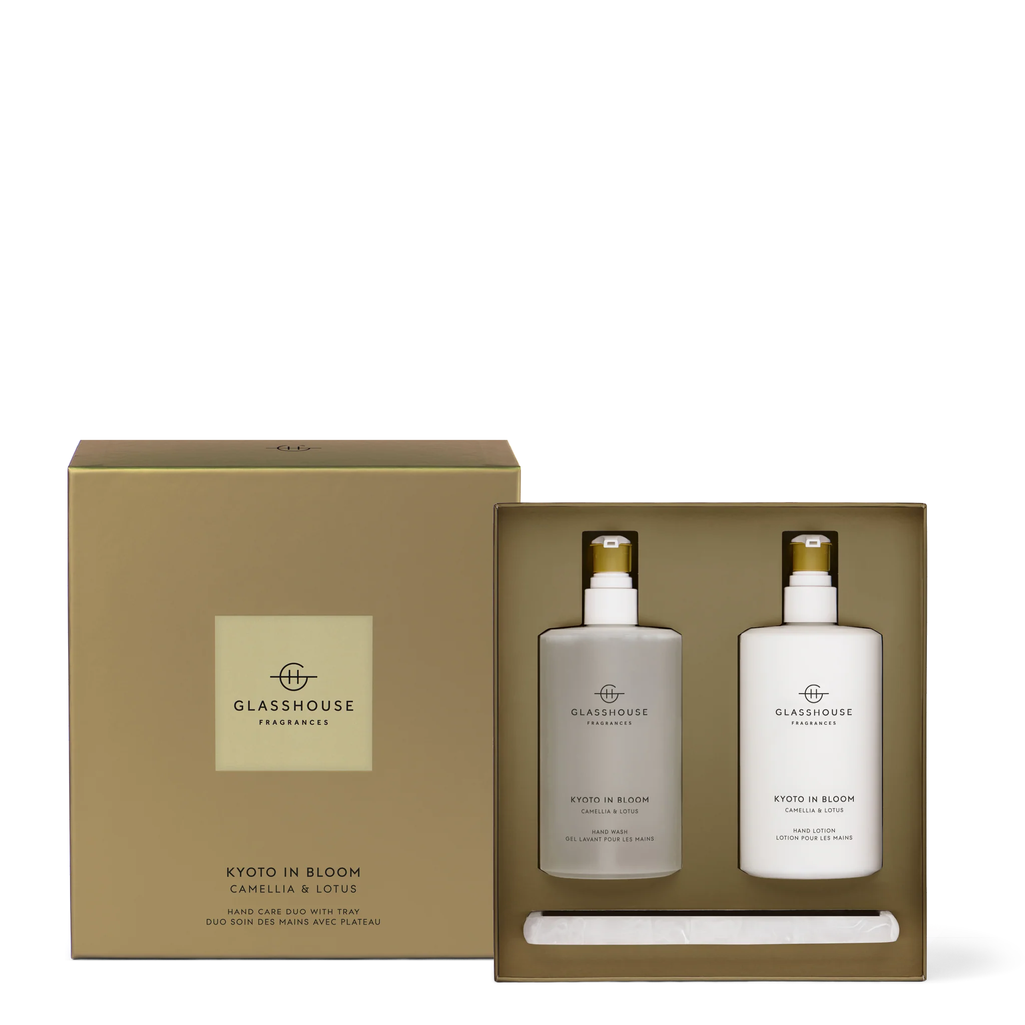 Glasshouse Hand Care Duo With Tray - Kyoto In Bloom