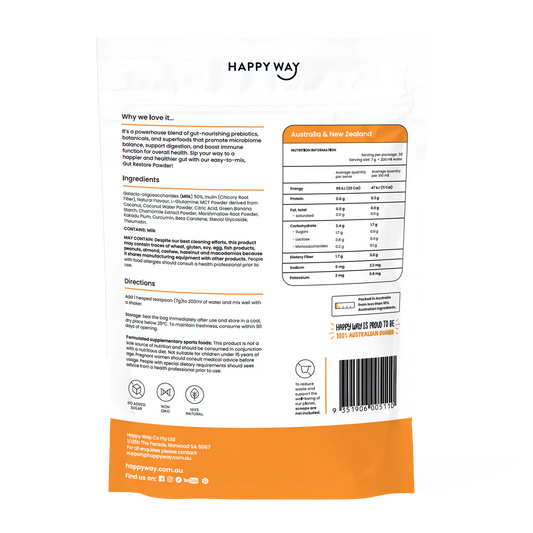 Happy Way Gut Restore Tropical Powder 210g - Exquisite Laser Clinic 