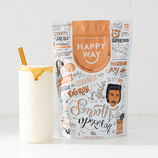 Happy Way Whey Protein Powder Salted Caramel 500g - Exquisite Laser Clinic 