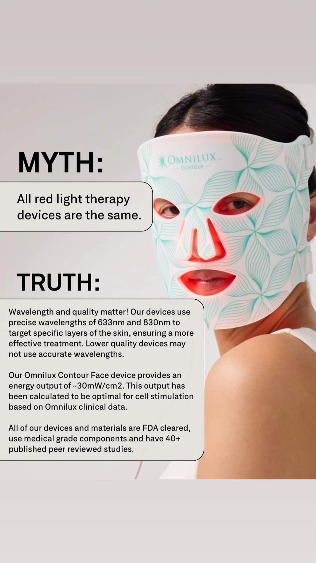 Omnilux Contour Face LED Home Treatment Mask **Pre Order**