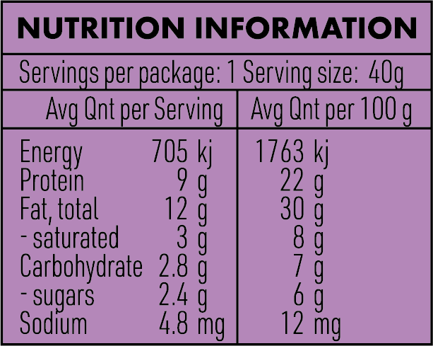 Keto Collagen Brownie Bite - Vanilla Hazelnut (x15) - thinkfoody