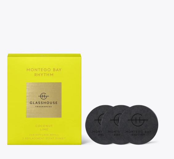 Glasshouse Car Diffuser Replacement Scent Disks