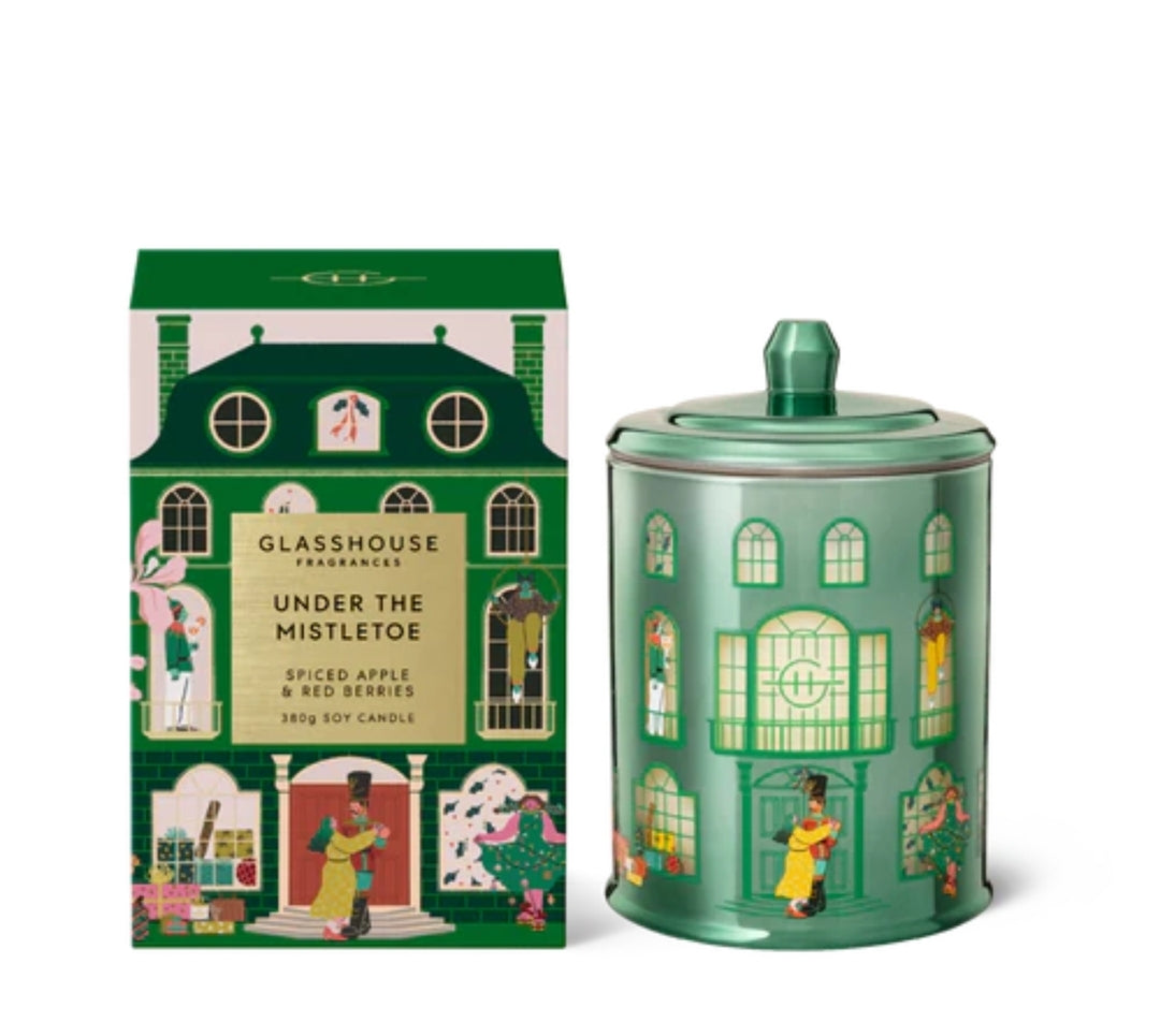Glasshouse Candle Christmas Under The Mistletoe - Exquisite Laser Clinic 