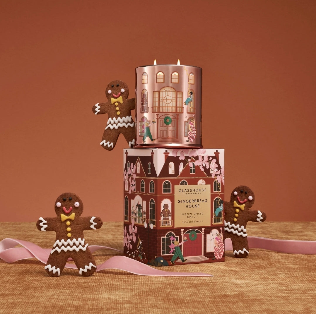 Glasshouse Candle Gingerbread House - Delivery October - Exquisite Laser Clinic 