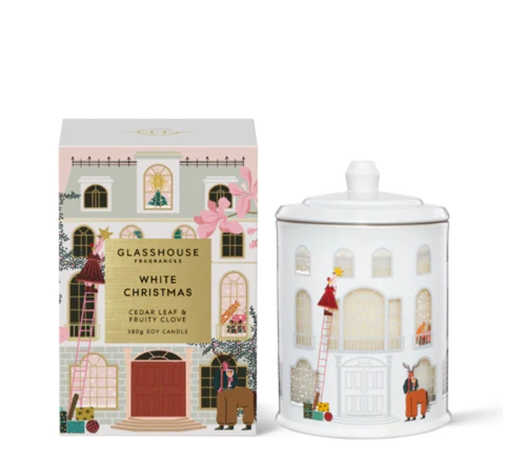 Glasshouse Candle White Christmas 