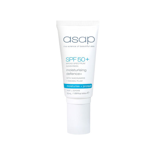 ASAP Skincare skin care 50ml (Travel Size) ASAP SPF50+ MOISTURISING DEFENCE + 100ML **NEW Formula**