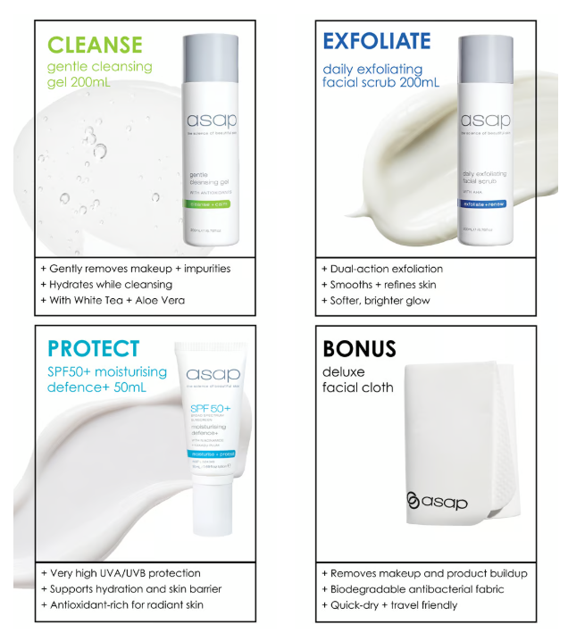 ASAP Skincare skin care ASAP Triple Treat Pack **Limited Edition**