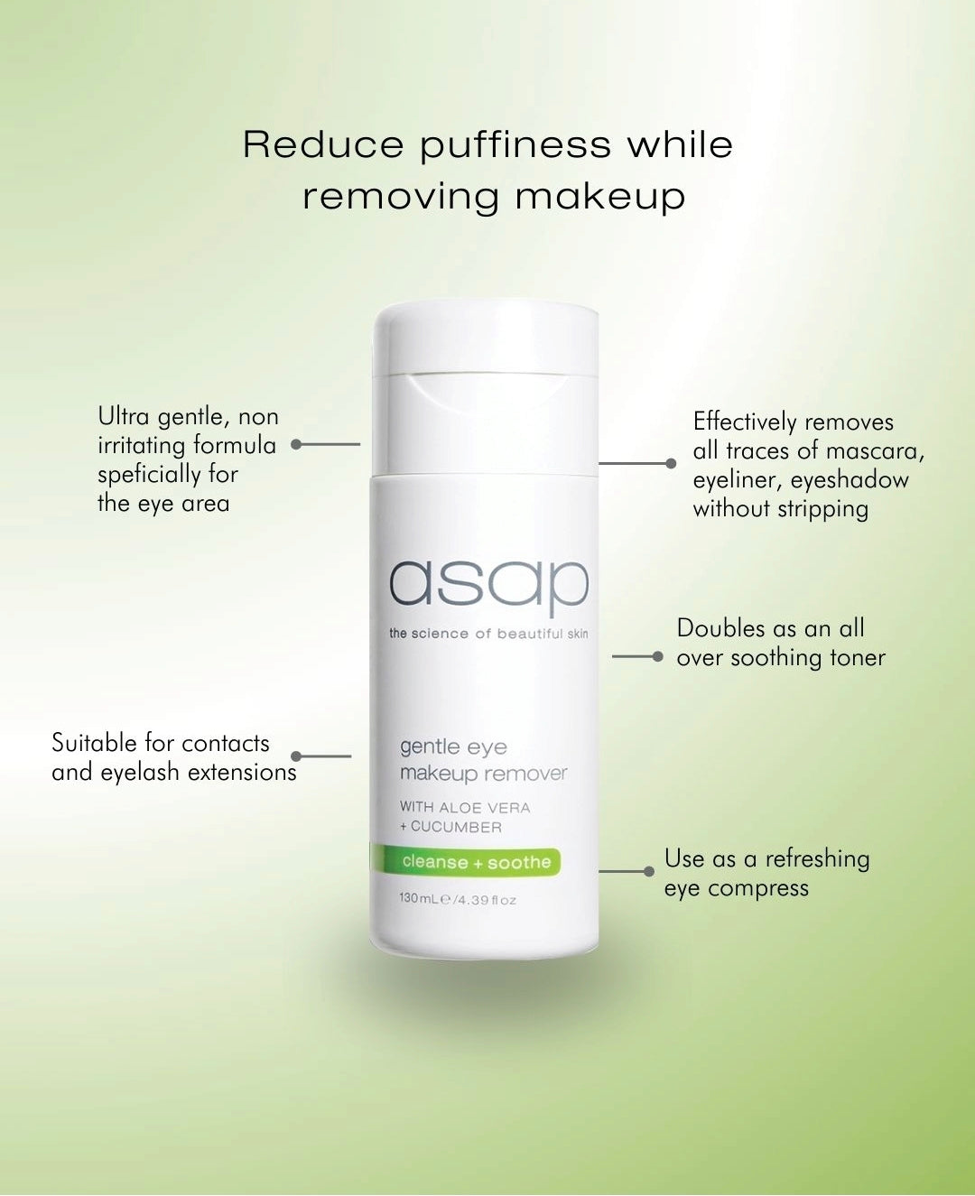 ASAP Skincare skincare ASAP Gentle Eye Makeup Remover