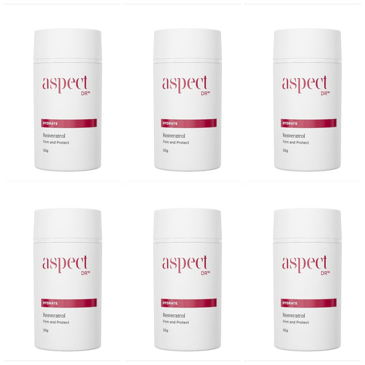 Aspect Dr moisturiser 50g Bulk Lot (6 x 50g Resveratrol) Aspect Dr Resveratrol Moisturiser