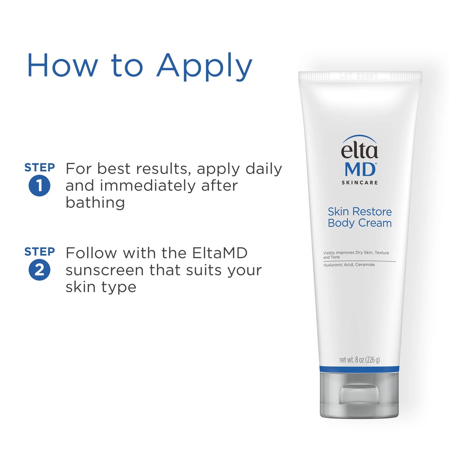 Elta MD Body Moisturiser EltaMD Skin Restore Body Cream