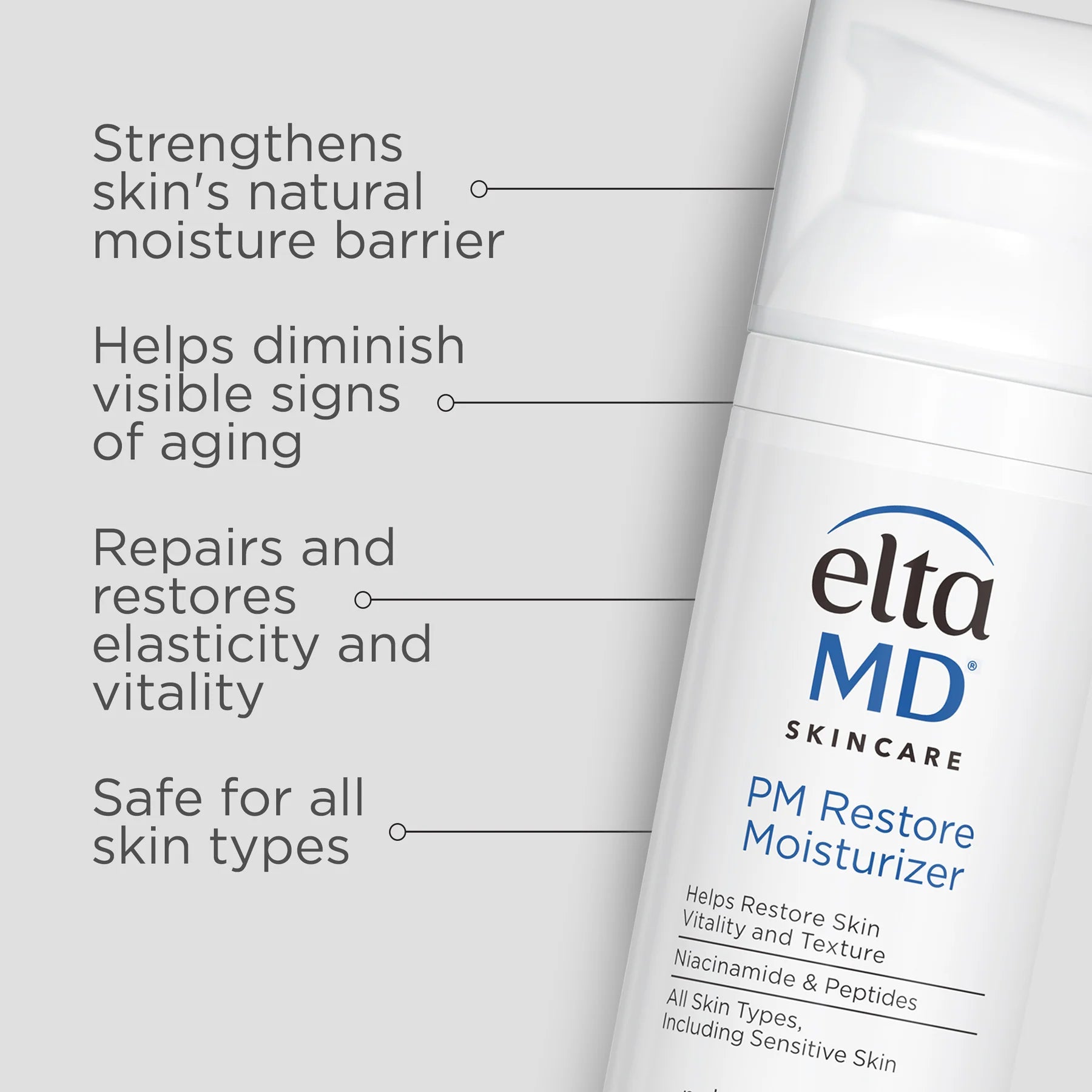 Elta MD moisturiser EltaMD PM Restore Moisturizer