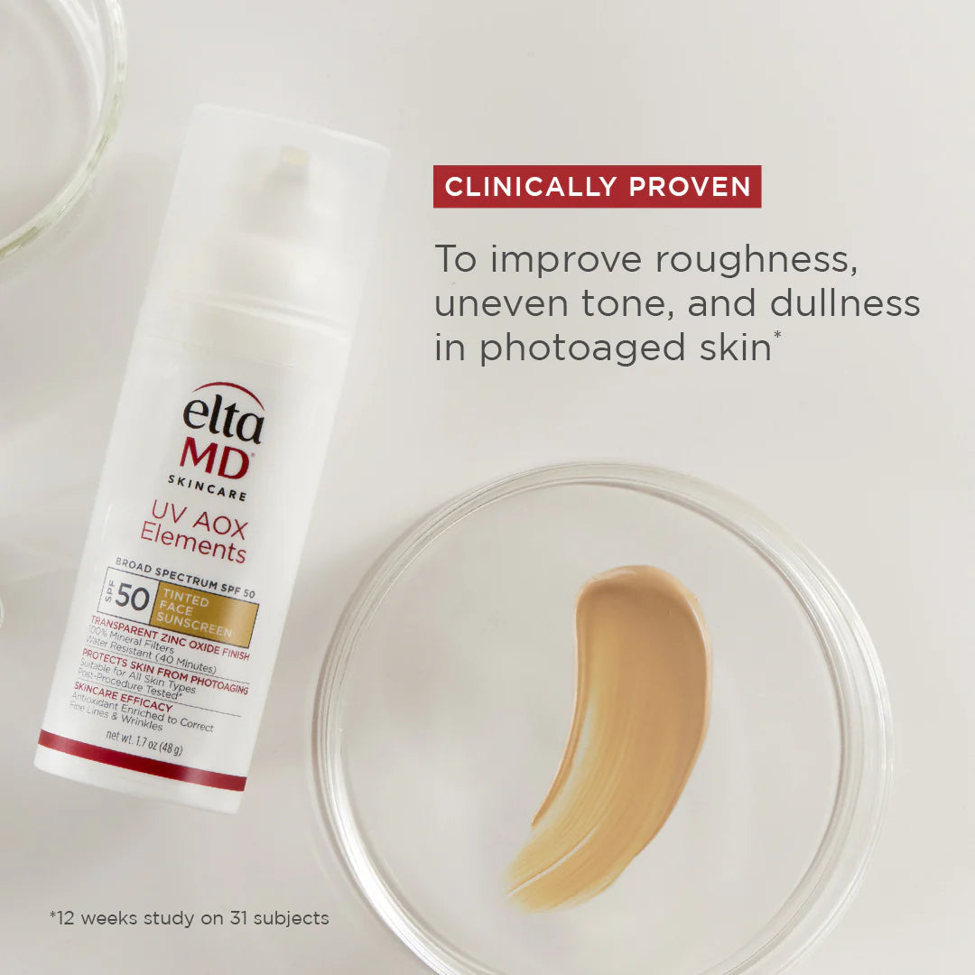 Elta MD sunscreen EltaMD UV AOX Elements Tinted SPF 50