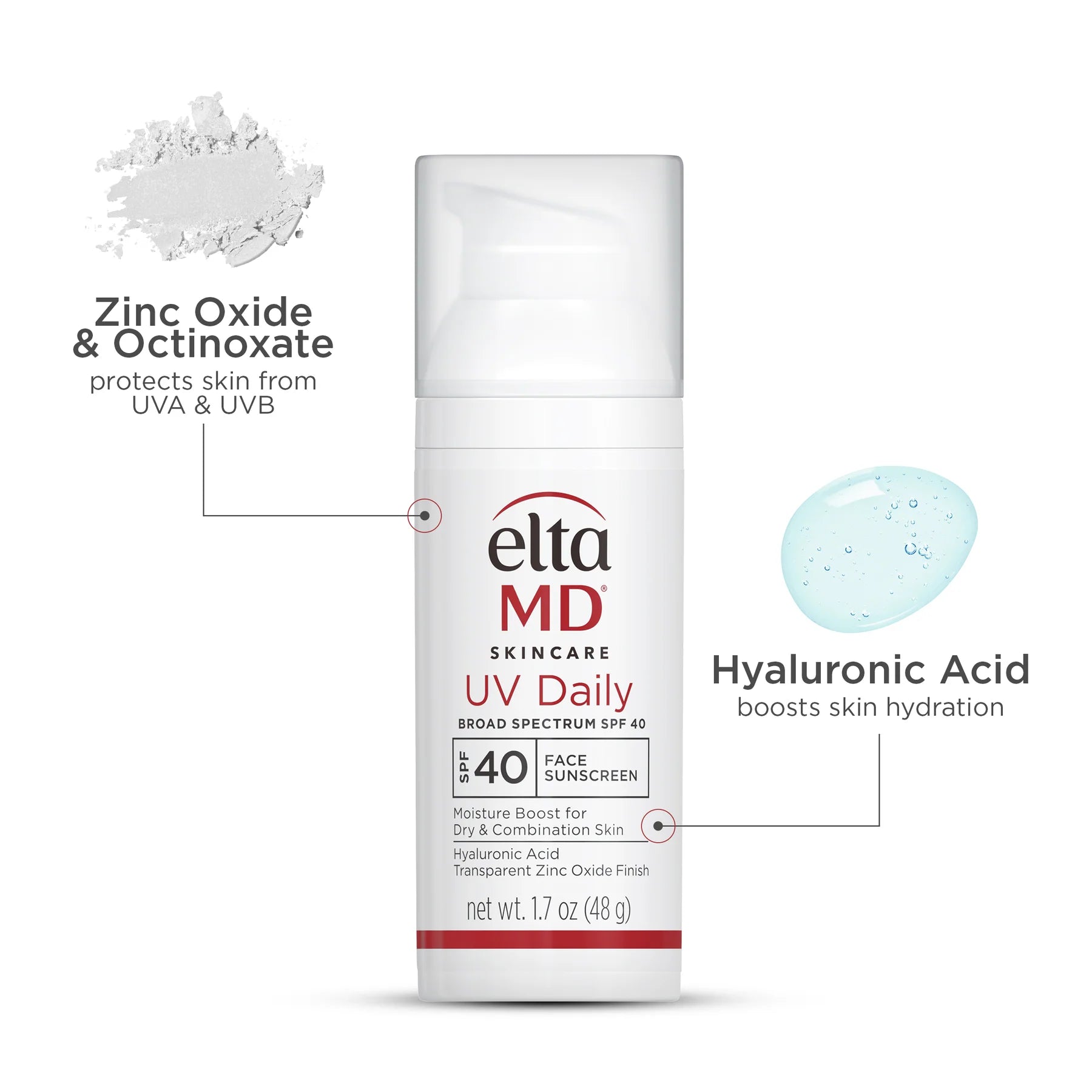 Elta MD sunscreen EltaMD UV Daily Broad-Spectrum SPF 40