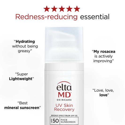 Elta MD sunscreen EltaMD UV Skin Recovery Broad Spectrum SPF 50 Face Sunscreen - Untinted