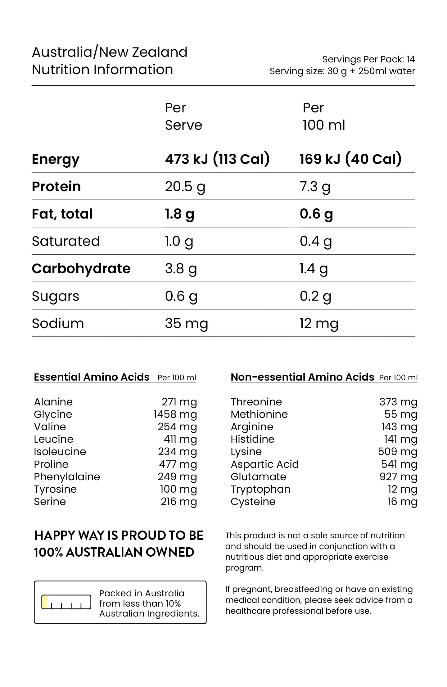 Exquisite Laser Clinic  Happy Whey - Sour Berry Vegan Protein Water 420g