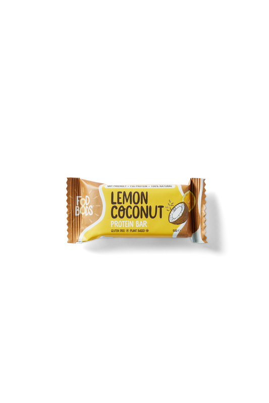 FOD BODS Bars 1 Bar FODBODS Low FODMAP Lemon Coconut  50g