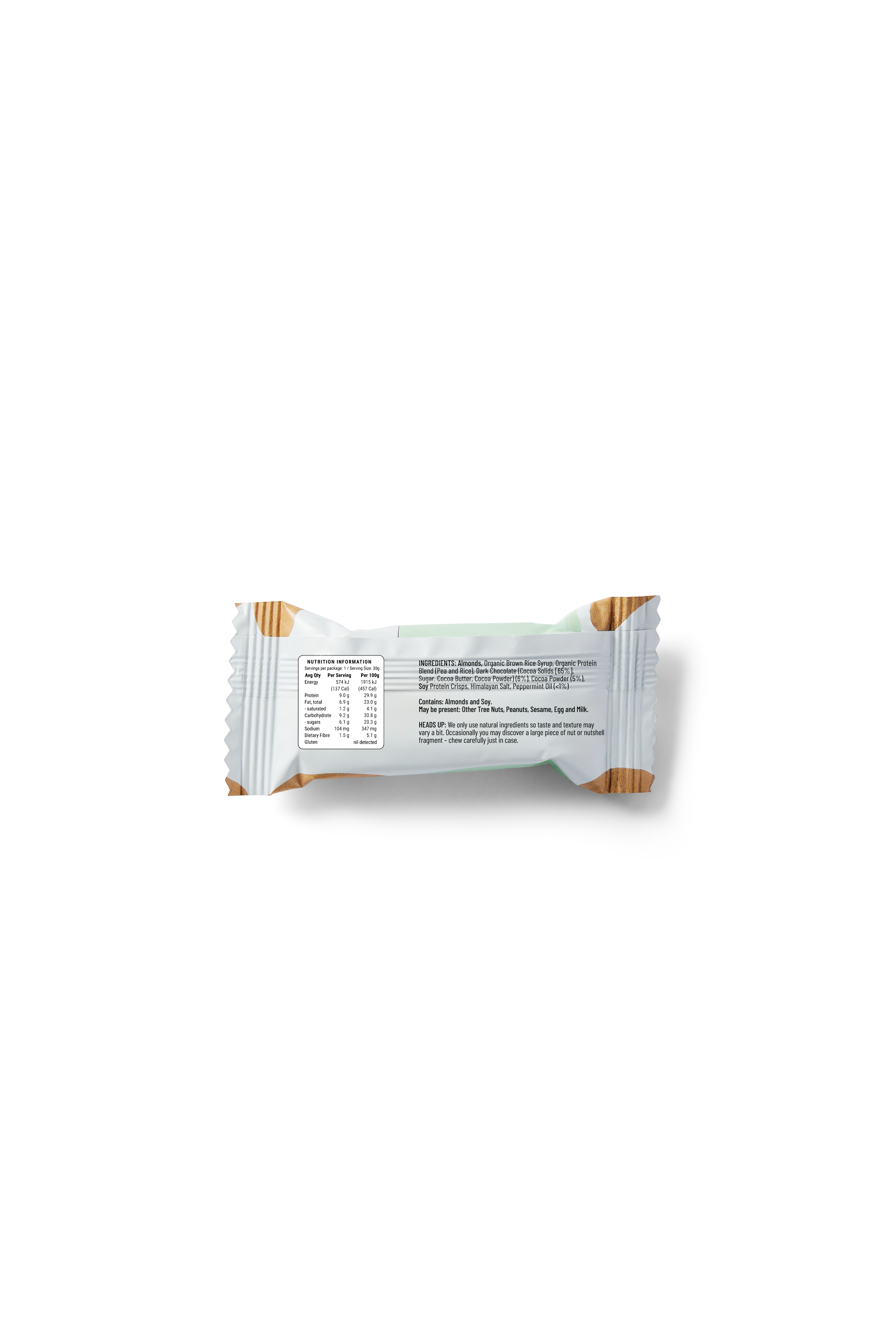 FOD BODS Bars FODBODS Low FODMAP Mint Chocolate 30g