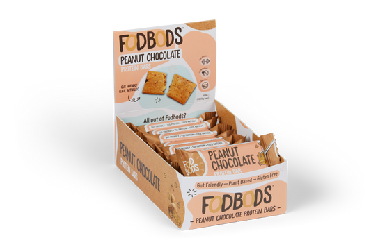 FOD BODS Bars FODBODS Low FODMAP Peanut Choc Chunk 50g