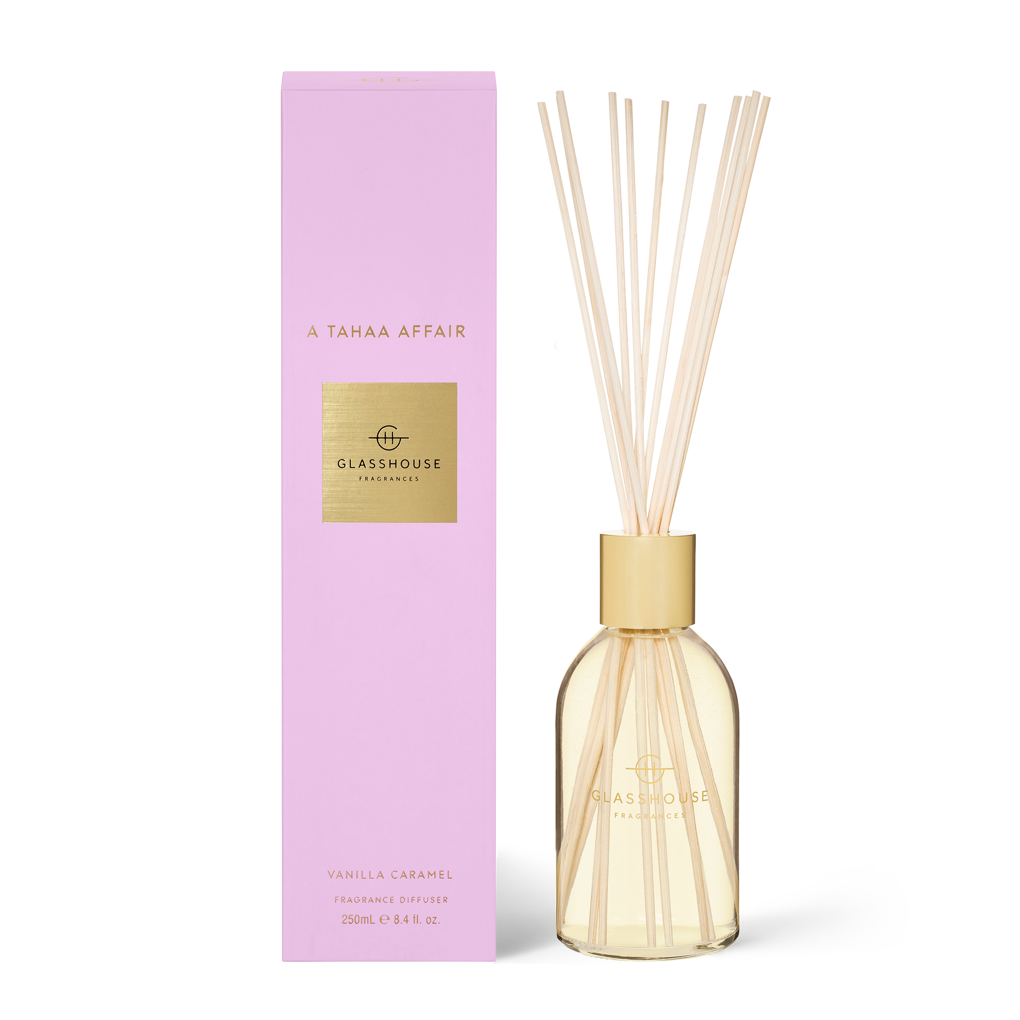 Glasshouse Fragrance candle Diffuser Glasshouse A Tahaa Affair Range