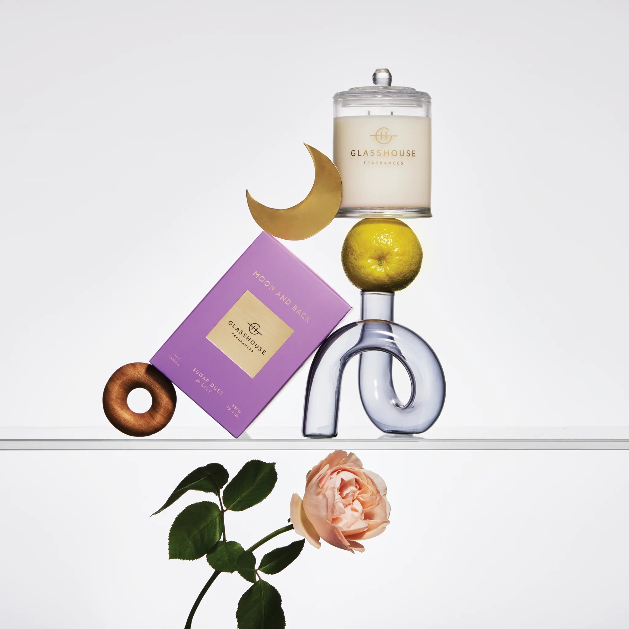 Glasshouse Fragrance Candle Glasshouse Candle Moon and Back 380g