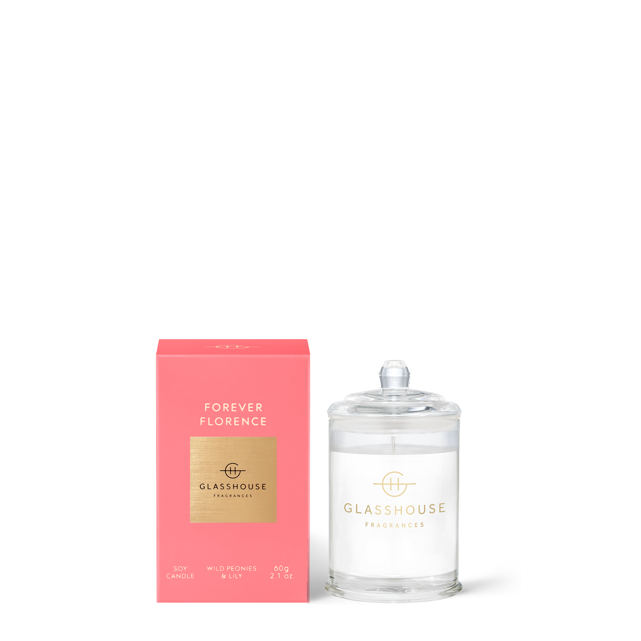 Glasshouse Fragrance candle 60g *Last ones* Glasshouse Forever Florence Candle