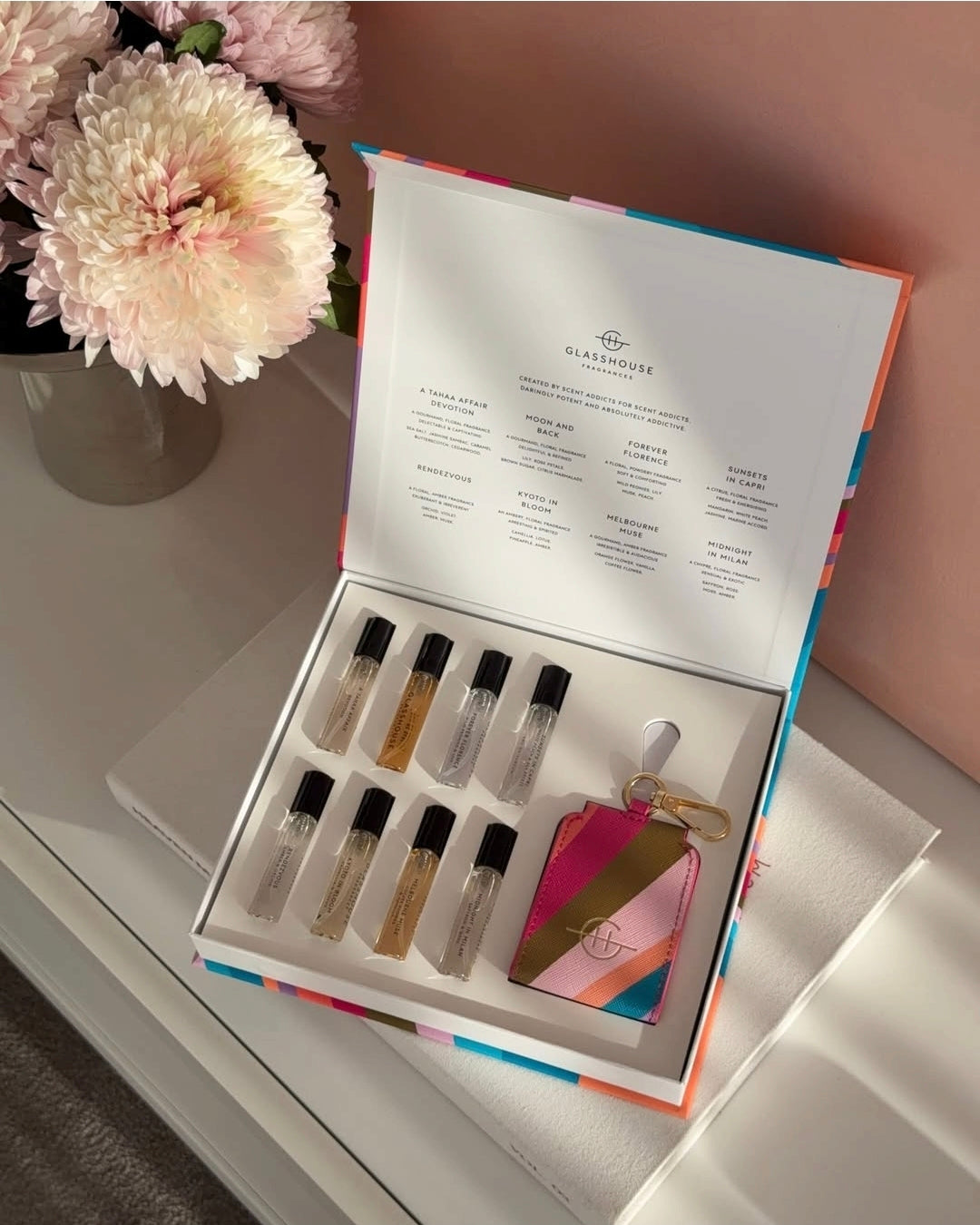 Glasshouse Fragrance fragrance Glasshouse Fragrance Library with keyring
