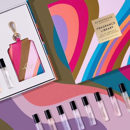 Glasshouse Fragrance fragrance Glasshouse Fragrance Library with keyring