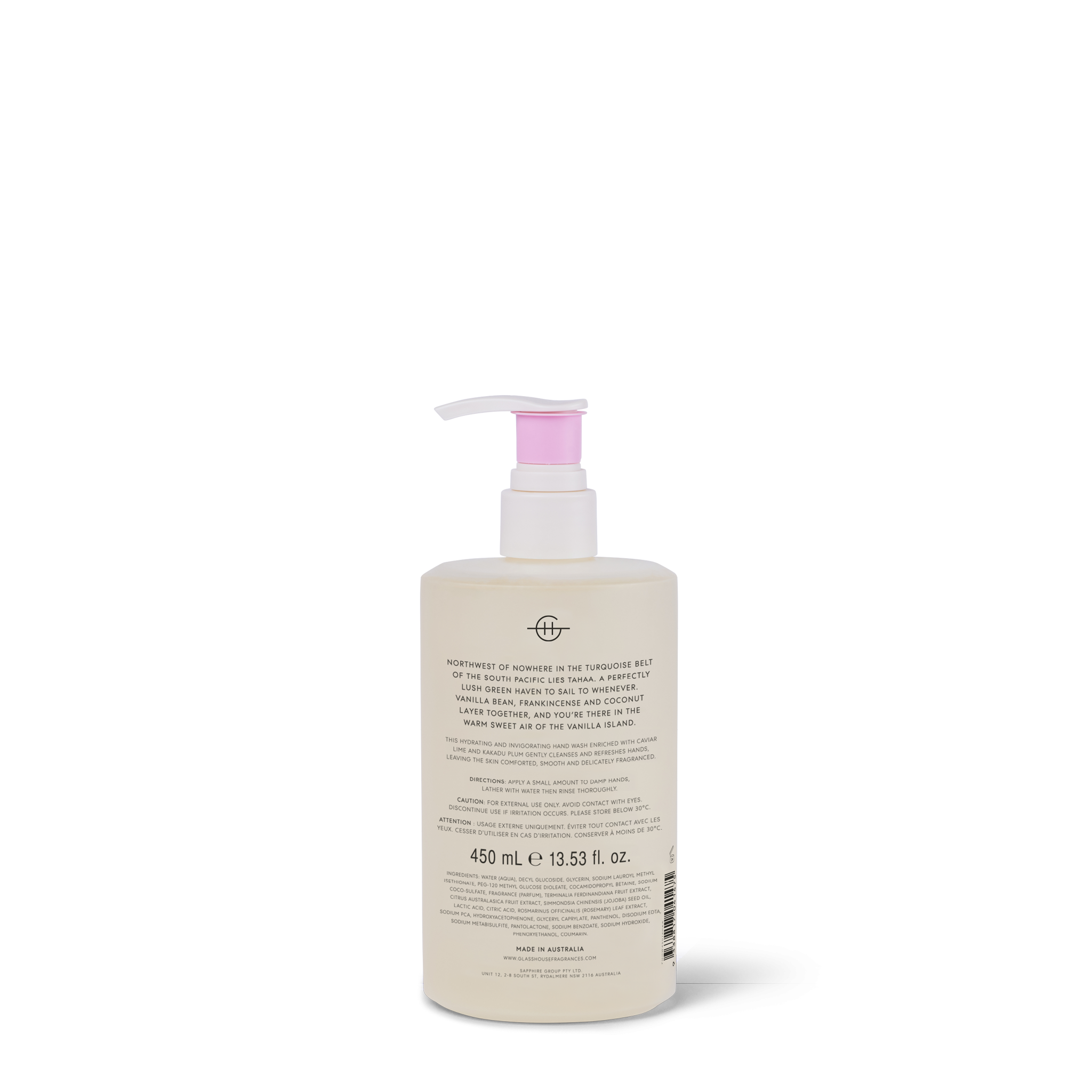 Glasshouse Fragrance home fragrance Glasshouse A Tahaa Affair Hand Wash