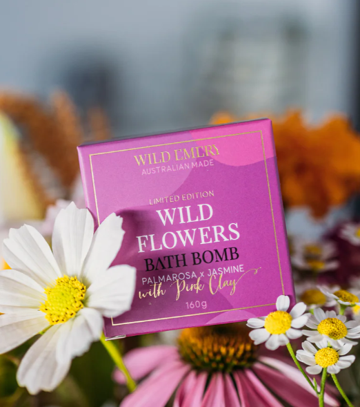 HA Naturally bath bomb Wild Flowers Wild Emery Bath Bomb
