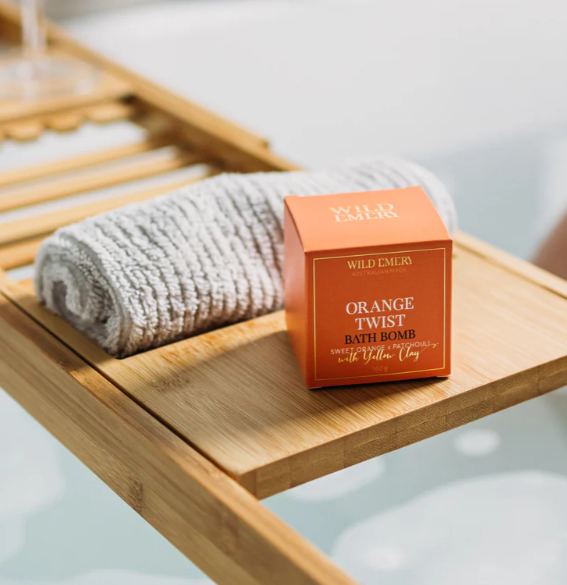 HA Naturally bath bomb Orange Twist Wild Emery Bath Bomb