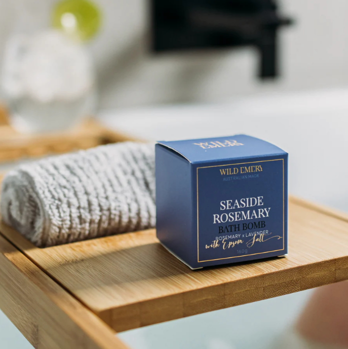 HA Naturally bath bomb Seaside Rosemary Wild Emery Bath Bomb