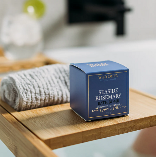 HA Naturally bath bomb Seaside Rosemary Wild Emery Bath Bomb