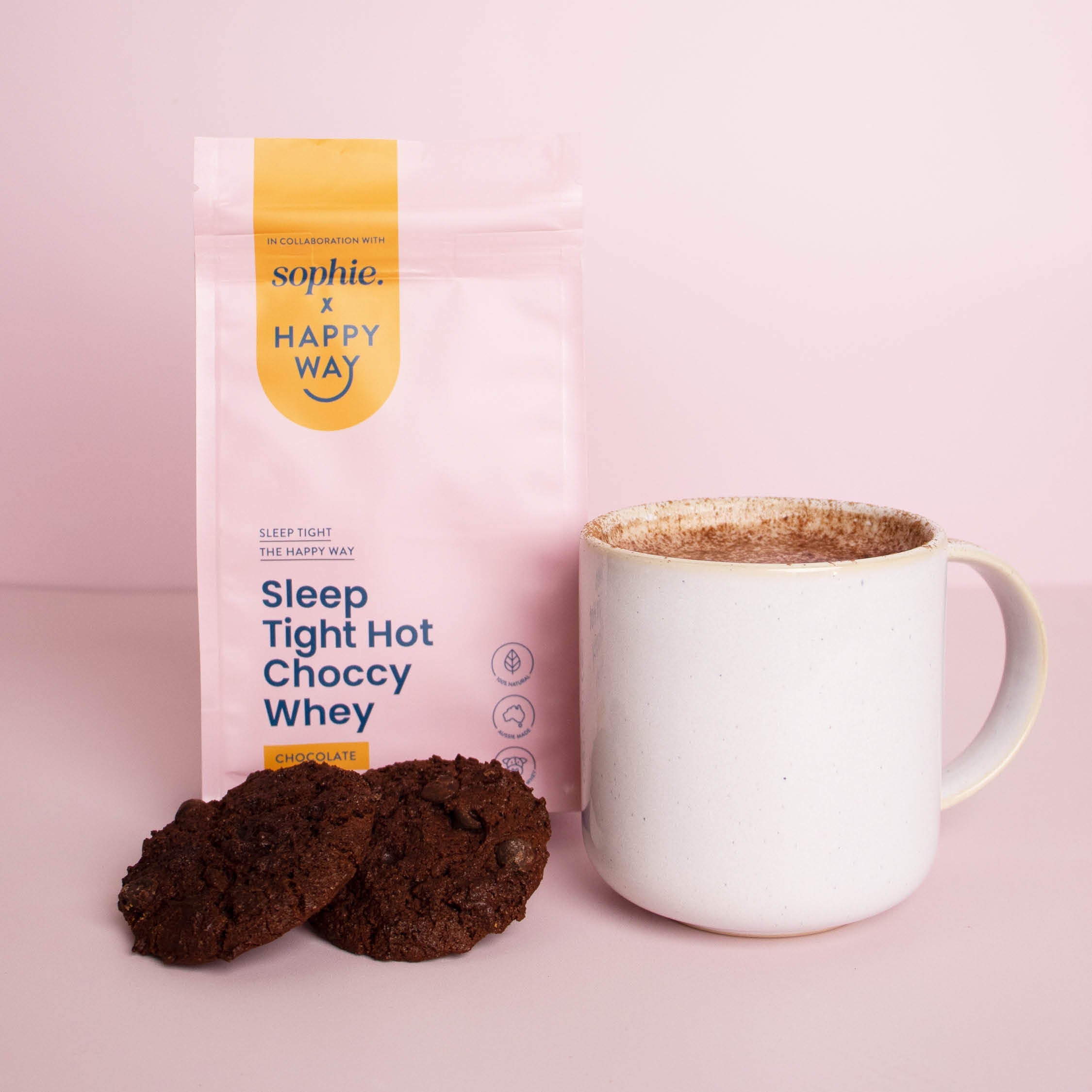 Happy Way Drink Happy Way Sleep Tight Hot Choccy Dairy