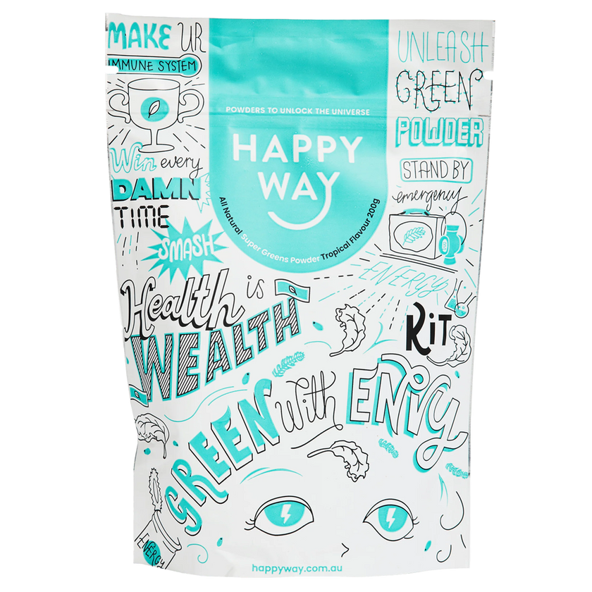 Happy Way Drink Happy Way Super Greens Powder 200g