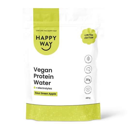 Happy Way - Sour Green Apple Vegan Protein Water 420g - Exquisite Laser Clinic 