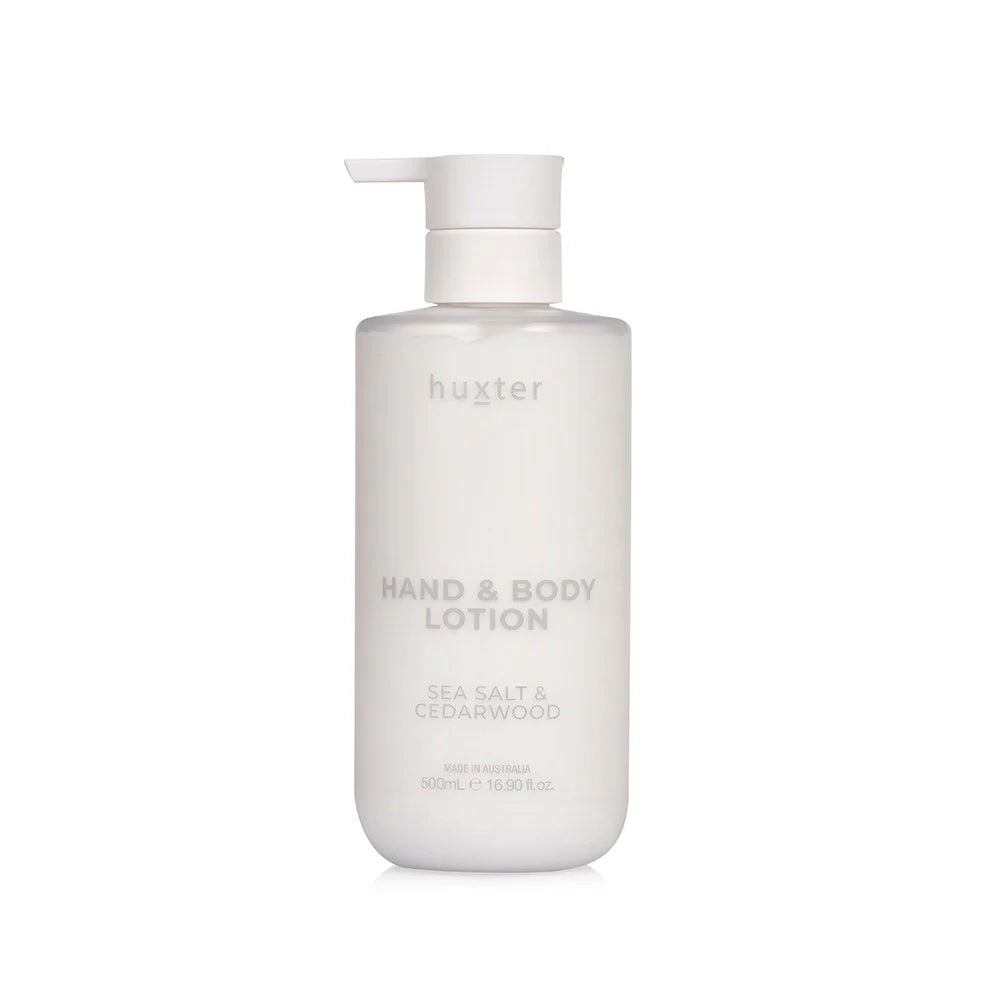 huxter hand cream Huxter Hand & Body Lotion - Sea Salt & Cedarwood - 500ml