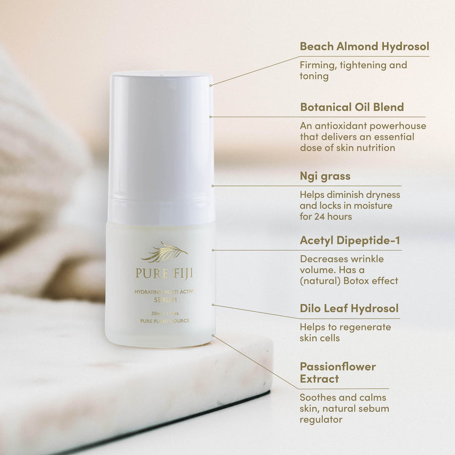 Pure Fiji Hydrating Multi Active Serum - Exquisite Laser Clinic 