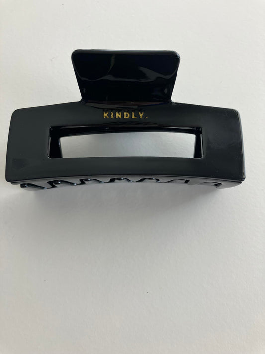 Kindly the Label hair Black Hair Claw Clips - By Kindly The Label NZ brand