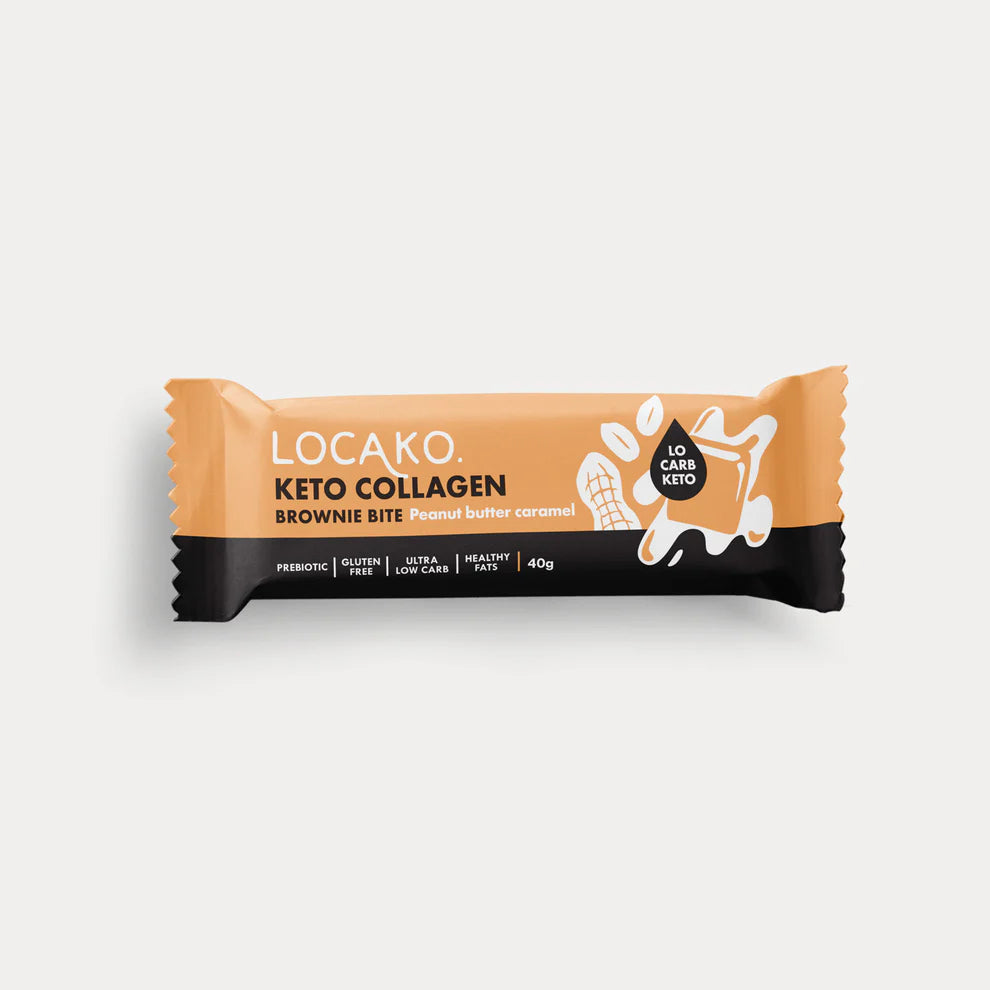 LOCAKO Bars Locako Keto Collagen Brownie Bite - Peanut Butter Caramel