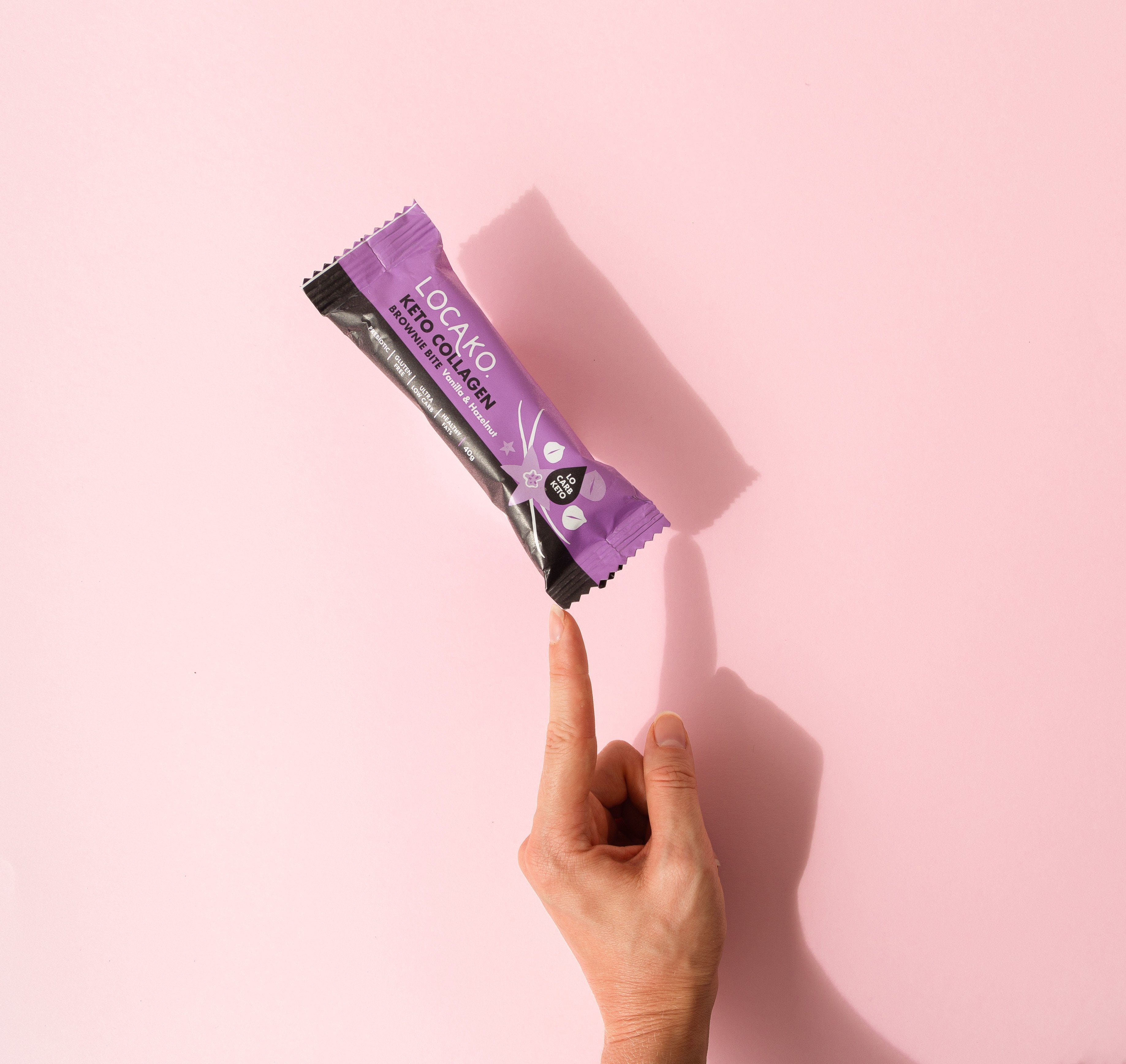 LOCAKO Bars Locako Keto Collagen Brownie Bite - Vanilla Hazelnut