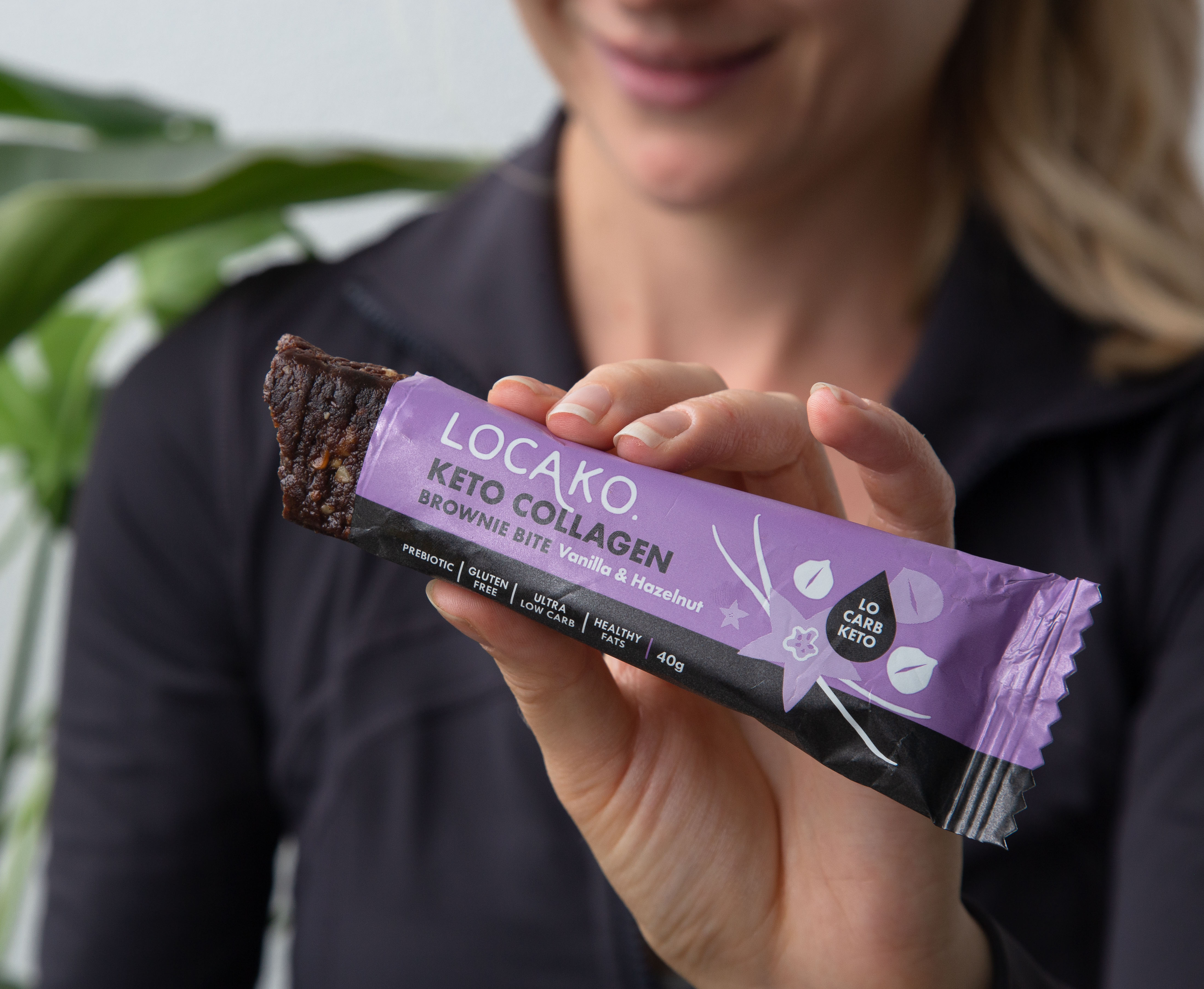 LOCAKO Bars Locako Keto Collagen Brownie Bite - Vanilla Hazelnut (x15)