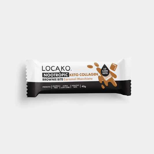 LOCAKO Bars Locako Keto Nootropic Collagen Bars - Caramel Macchiato