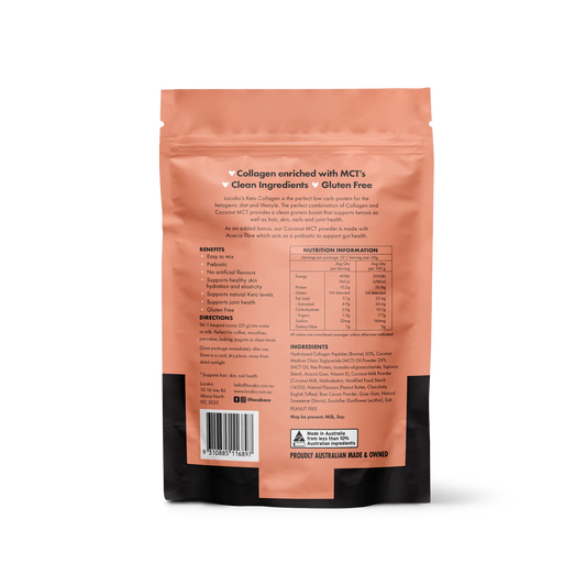 LOCAKO Coffee Creamer Locako Chocolate Peanut Butter- Collagen Protein  (440g)